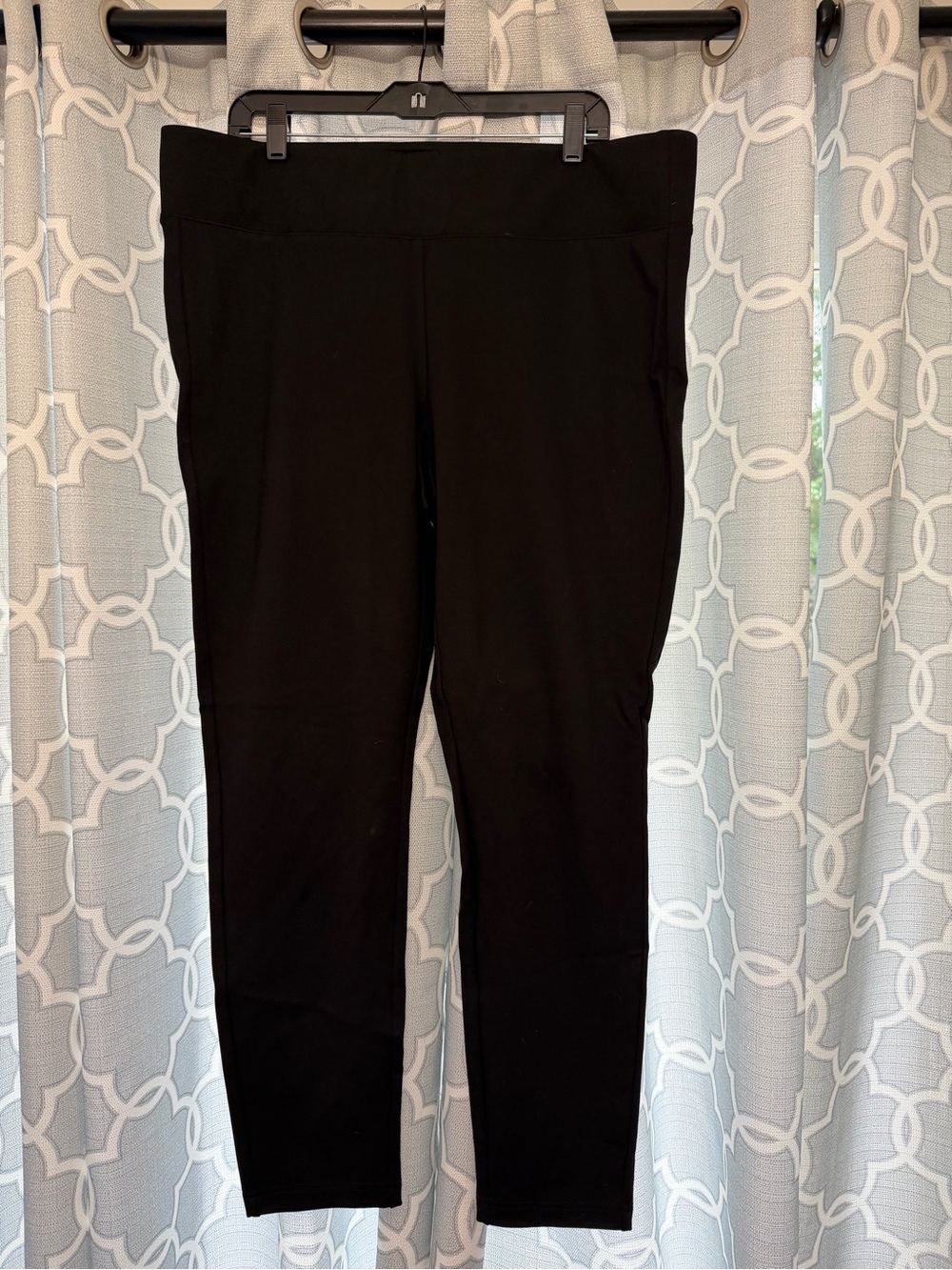 torrid Black Ponte Leggings - High Rise Slim Fit